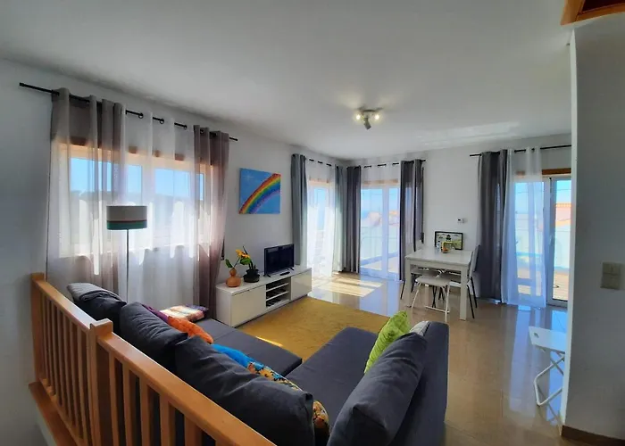 Nyaraló Sunflower Sea View With Magnificent Terrace In Serra Da Pescaria, - Portugal Nazaré