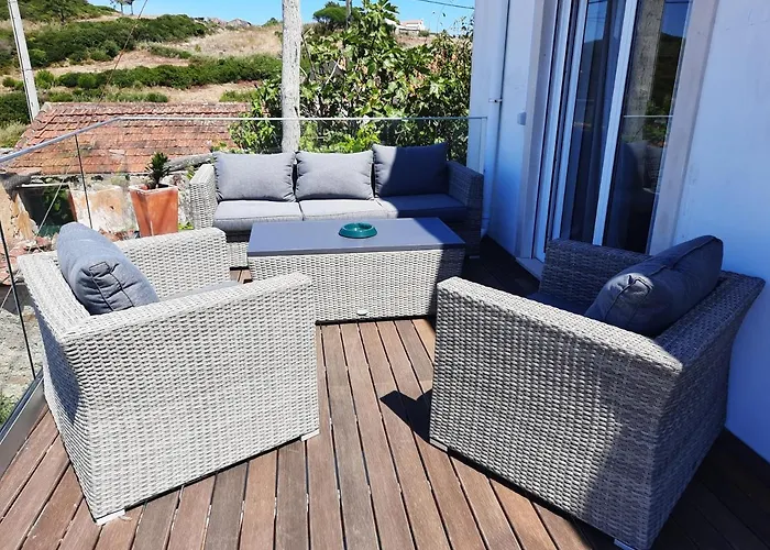 Sunflower Sea View With Magnificent Terrace In Serra Da Pescaria, - Portugal Nyaraló