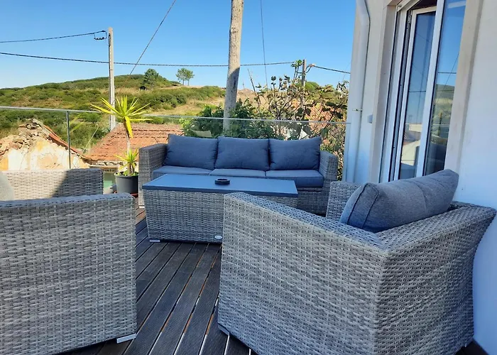 Sunflower Sea View With Magnificent Terrace In Serra Da Pescaria, - Portugal Vakantiehuis Nazaré